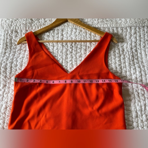 Lauren Ralph Lauren Bright Orange Shift Dress - Picture 7 of 10